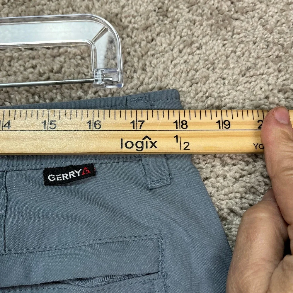 Gerry Shorts Mens 36 9 Gray Stretch Waistband Performance Outdoor Hiking EUC - Picture 12 of 14